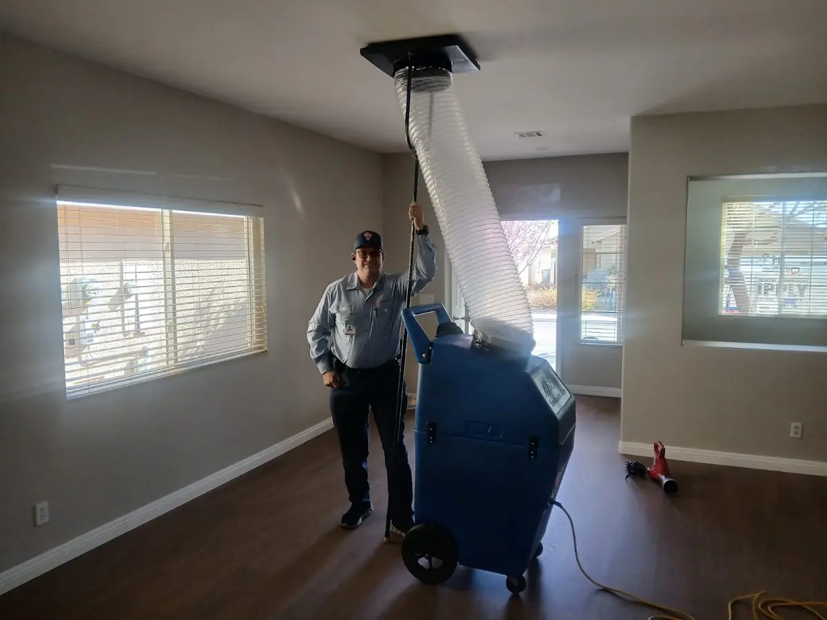 Professional Dryer Vent Cleaning work inside a Lehi home